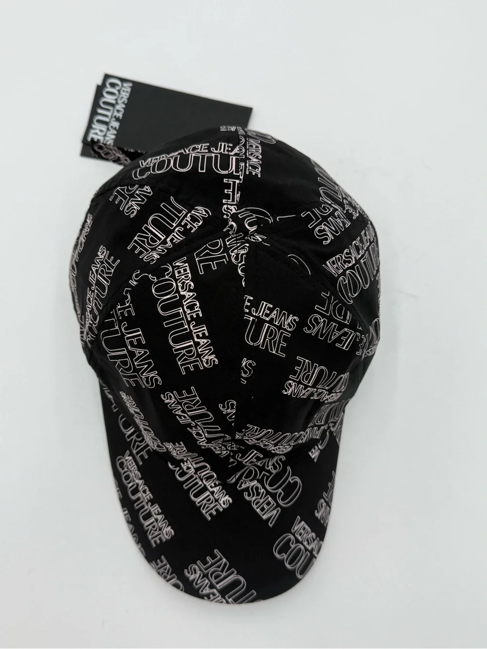 Versace Jeans Couture Black Logo Baseball Cap
